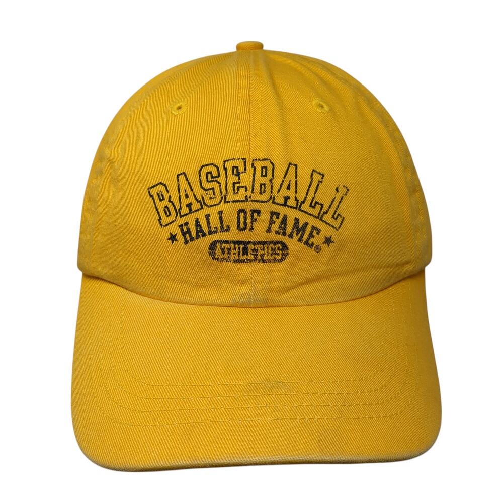 Baseball Hall Of Fame Athletics Slideback Baseball Cap Yellow One Size Gear